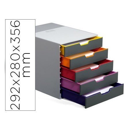FICHERO DE GAVETAS DE SECRETARIA DURABLE VARICOR EMPILHAVEIS