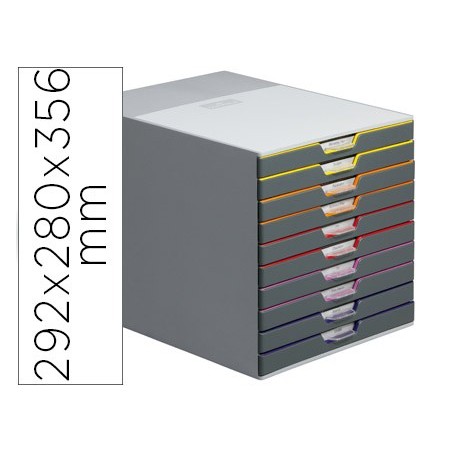 FICHERO DE GAVETAS DE SECRETARIA DURABLE VARICOR EMPILHAVEIS