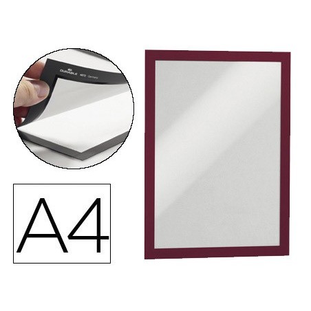 MOLDURA PORTA ANUNCIOS DURABLE MAGNETICO DIN A4 DORSO ADESIV