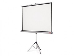 PANTALLA NOBO MURAL PARA PROYECCION BLANCO MATE CON TRIPODE