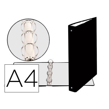 CARPETA DE 4 ANILLAS 30MM REDONDAS EXACOMPTA DIN A4 CARTON F