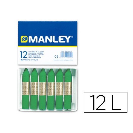 LAPIS DE CERA MANLEY UNICOR VERDE PRIMAVERA N? 25 CAIXA DE 1