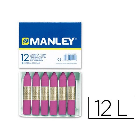 LAPIS CERA MANLEY UNICOLOR LILAS N 39 CAIXA DE 12