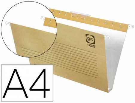 25un CAPA DE ARQUIVO DE SUSPENSAO GIO DIN A4 VISOR SUPERIOR