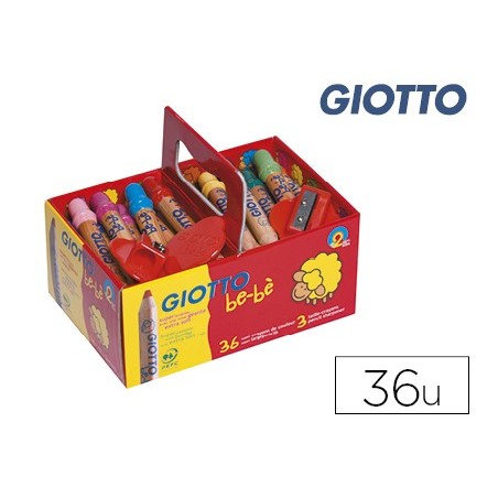 Lapis de cores giotto bebe super schoolpack de 36 unidades +