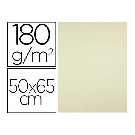 CARTOLINA LIDERPAPEL 50X65 CM 180G/M2 AMARELO PACK DE 25 UNI