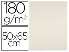 CARTOLINA LIDERPAPEL 50X65 CM 180G/M2 CREME PACK DE 25 UNIDA