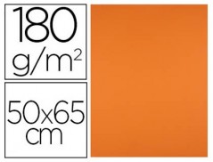 CARTOLINA LIDERPAPEL 50X65 CM 180G/M2 LARANJA FORTE PACK DE
