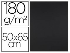 CARTOLINA LIDERPAPEL 50X65 CM 180G/M2 PRETO PACK DE 25 UNIDA