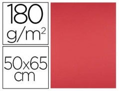 CARTOLINA LIDERPAPEL 50X65 CM 180G/M2 VERMELHO PACK DE 25 UN