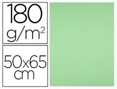 CARTOLINA LIDERPAPEL 50X65 CM 180G/M2 VERDE PISTACHO PACK DE