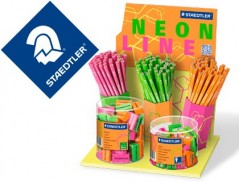 LAPICES DE GRAFITO STAEDTLER WOPEX NEON ECOLOGICO EXPOSITOR