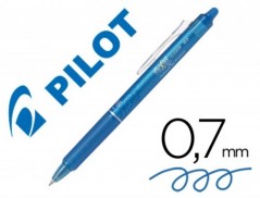 12un ESFEROGRAFICA PILOT FRIXION CLICKER APAGAVEL 0,7 MM COR