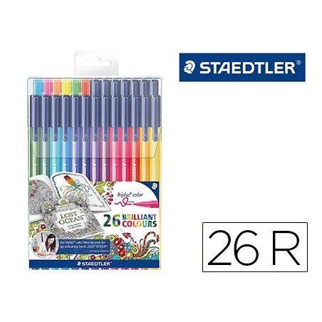 ROTULADORES STAEDTLER TRIPLUS COLOR EDICION JOHANNA BASFORD