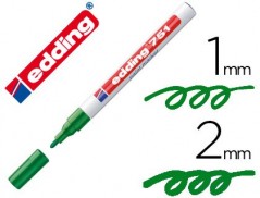 10un MARCADOR EDDING PONTA FIBRA 751 VERDE PONTA REDONDA 1-2