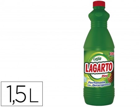 LEXIVIA COM DETERGENTE LAGARTO PINO GARRAFA DE 1,5 L