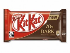 KIT KAT NESTLE DARK 70% CACAO PACK DE 4 BARRAS