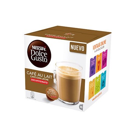 CAFE DOLCE GUSTO CAFE COM LEITE DESCAFEINADO MONODOSE CAIXA