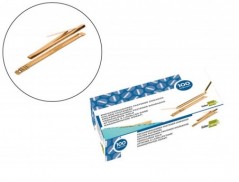 ENCUADERNADOR FASTENER DORADO LIDERPAPEL -CAJA DE 100 RETRAC