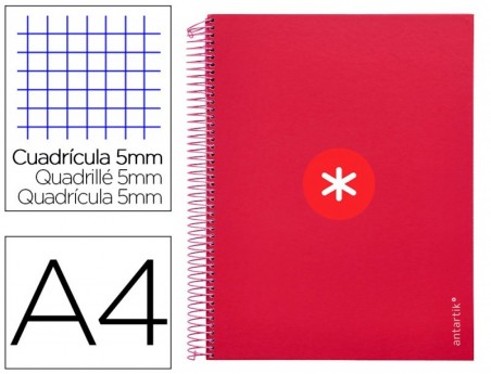 CADERNO ESPIRAL LIDERPAPEL DIN A4 ANTARTIK CAPA FORRADA 120