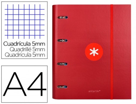 PASTA LIDERPAPEL ANTARTIK COM RECARGA E ABA DIN A4 QUADRICUL