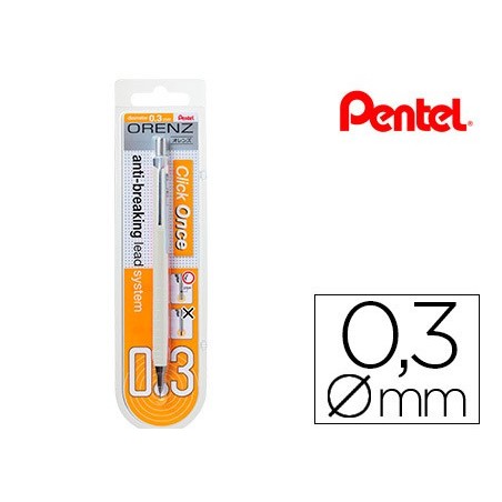 LAPISEIRA PENTEL ORENZ 0,3 MM -BRANCO-EM BLISTER DE 1 UNIDAD