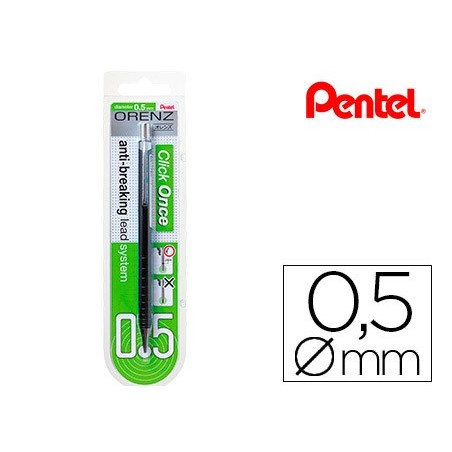 LAPISEIRA PENTEL ORENZ 0,5 MM -PRETO-EM BLISTER DE 1 UNIDADE