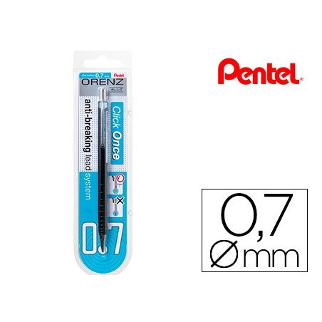LAPISEIRA PENTEL ORENZ 0,7 MM -PRETO-EM BLISTER DE 1 UNIDADE