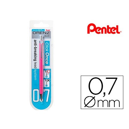 LAPISEIRA PENTEL ORENZ 0,7 MM -ROSA-EM BLISTER DE 1 UNIDADE