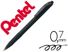 12un ESFEROGRAFICA PENTEL RETRATIL BX417 COR PRETA
