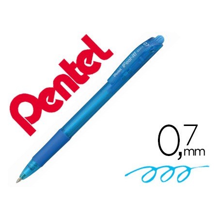 12un ESFEROGRAFICA PENTEL RETRATIL BX417 COR AZUL CEU