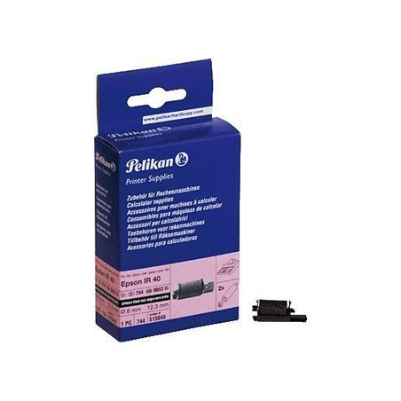 ROLO DE TINTA PELIKAN IR40 PRETO GR.744 CAIXA DE 2 UNIDADES