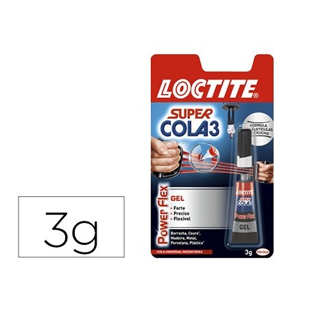 COLA LOCTITE 3 GR SUPER COLA 3 POWER FLEX