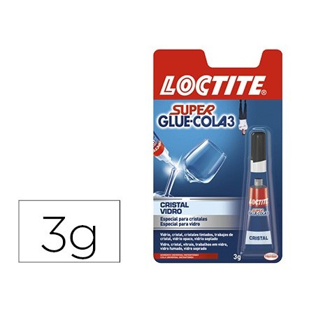 COLA LOCTITE 3 GR ORIGINAL ESPECIAL VIDRO