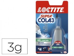 COLA LOCTITE 3 GR ADESIVA INSTANTANEA GEL GOTA A GOTA