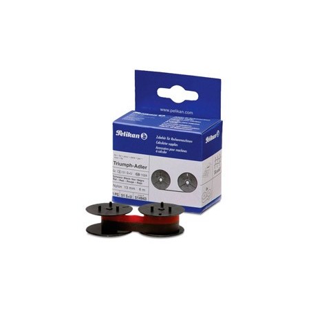 FITA PELIKAN DE NYLON 13/6 SCHWARZ/ROT GRP. 51 S+U PRETA