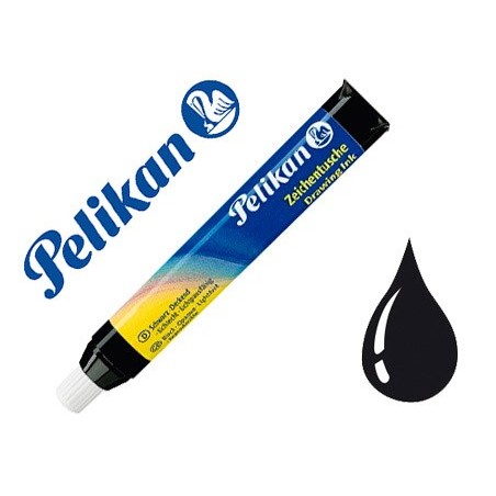 TINTA DA CHINA PELIKAN A 17 PRETA P/B BLISTER DE 1 UNIDADE