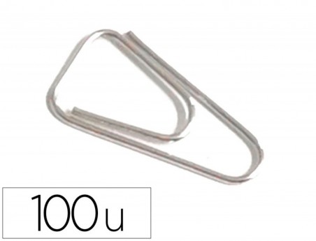CLIPS LISMANIA L-OFFICE Nº3 TRIANGULAR 20 MM CAIXA DE 100 UN