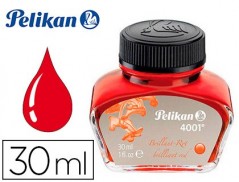 TINTA PELIKAN 4001 , 30 ML VERMELHO BRILHANTE