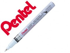 12un MARCADOR PENTEL PERMANENTE MFP10-W BRANCO PARA PINTURAS