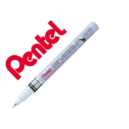 12un MARCADOR PENTEL PERMANENTE MFP10-W BRANCO PARA PINTURAS