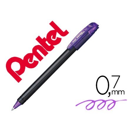 12un ROLLER PENTEL BL417 ENERGEL MAKKURO PONTA 0,7 MM COR VI