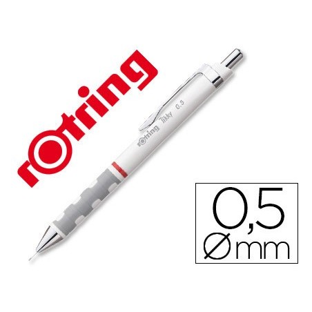 12un LAPISEIRA ROTRING TIKKY 0,5 MM BRANCA