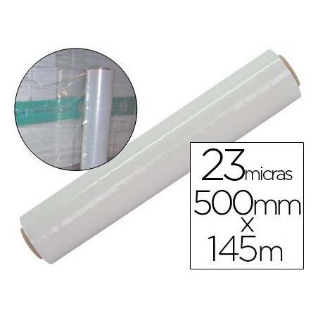 FILME EM BOBINE TRANSPARENTE 500MMX250MT