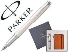 CANETA PARKER URBAN PREMIUM PERLA + BLOCO DE NOTAS EM CONJUN