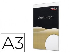 EXPOSITOR MURAL DEFLECTO CLASSIC IMAGE DIN A3 VERTICAL TRANS