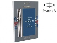 ESFEROGRAFICA PARKER JOTTER ACO + BLOCO EXPOSITOR DE 9 CONJU