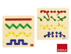 JOGO GOULA DIDACTICO ENFIAR TRAÇOS