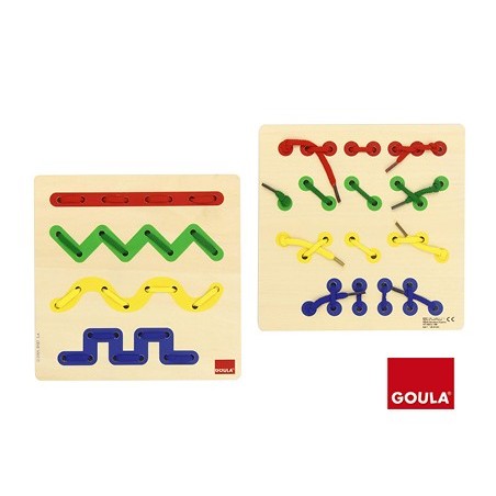 JOGO GOULA DIDACTICO ENFIAR TRAÇOS