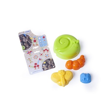 JOGO MINILAND MOLDE DE AREIA 4 UNIDADES